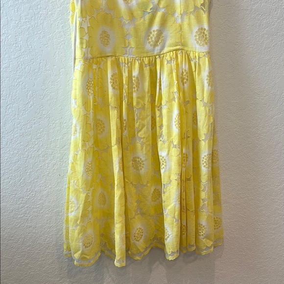Plenty by Tracy Reese Yellow Floral Lace Dress - Picture 4 of 12